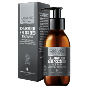 Cedarwood & Black seed Face Wash For Men COSMOS Organic 120ml