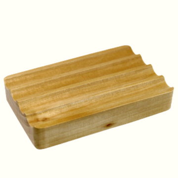 Corrugated Bamboo Soap Dish