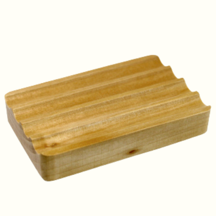 Corrugated Bamboo Soap Dish